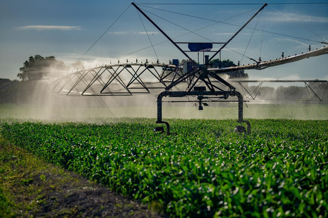 irrigation-system-is-watering